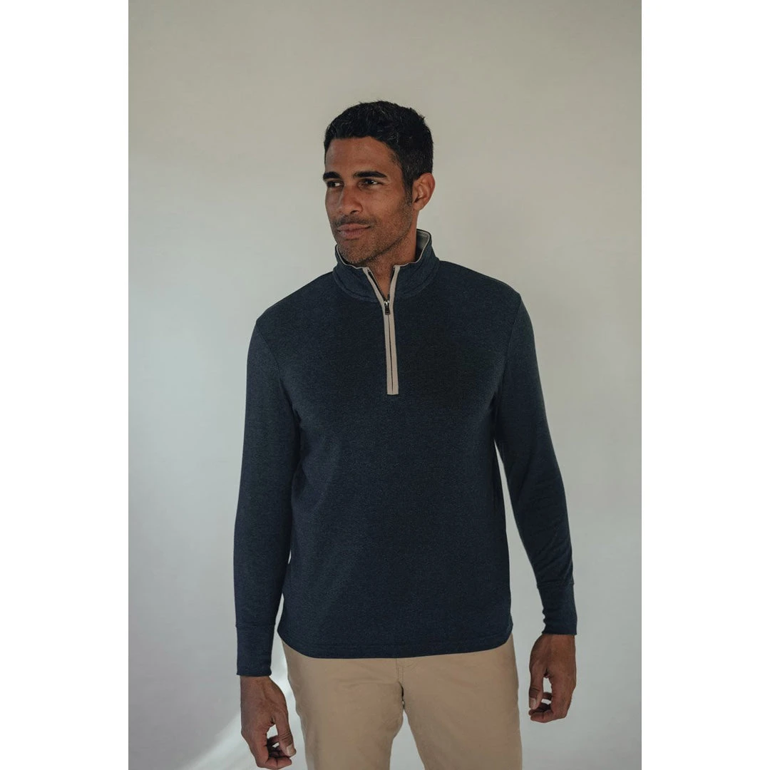 The Normal Brand Men's Puremeso Quarter Zip Pullover 9 The Normal Brand Men's Puremeso Quarter Zip Pullover