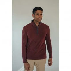 The Normal Brand Men's Puremeso Quarter Zip Pullover 40 The Normal Brand Men's Puremeso Quarter Zip Pullover