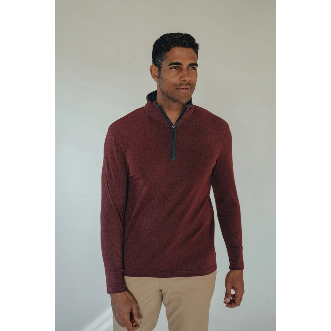 The Normal Brand Men's Puremeso Quarter Zip Pullover 14 The Normal Brand Men's Puremeso Quarter Zip Pullover