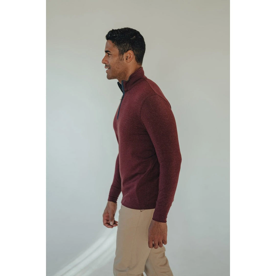 The Normal Brand Men's Puremeso Quarter Zip Pullover 15 The Normal Brand Men's Puremeso Quarter Zip Pullover
