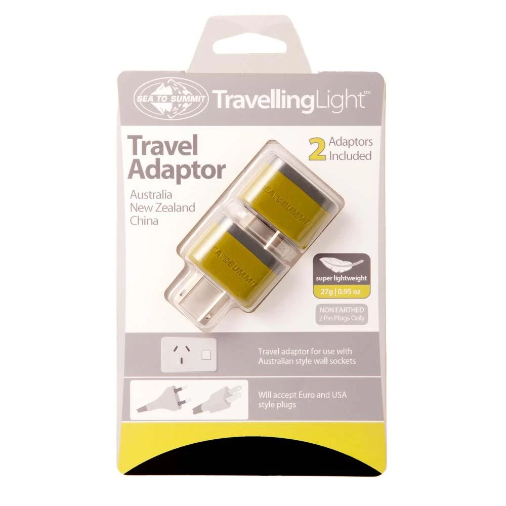 Sea To Summit Travelling Light Travel Adaptor - Australia/NZ/China 1 Sea To Summit Travelling Light Travel Adaptor - Australia/NZ/China