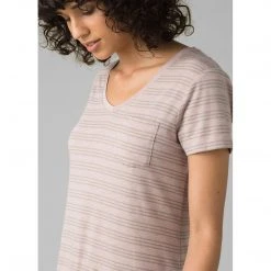 PrAna Women's Foundation Short Sleeve V-neck