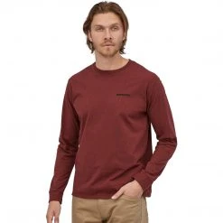 Patagonia Men's Long-Sleeved P-6 Logo Responsibili-Tee
