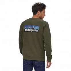 Patagonia Men's P-6 Logo Organic Crew Sweatshirt