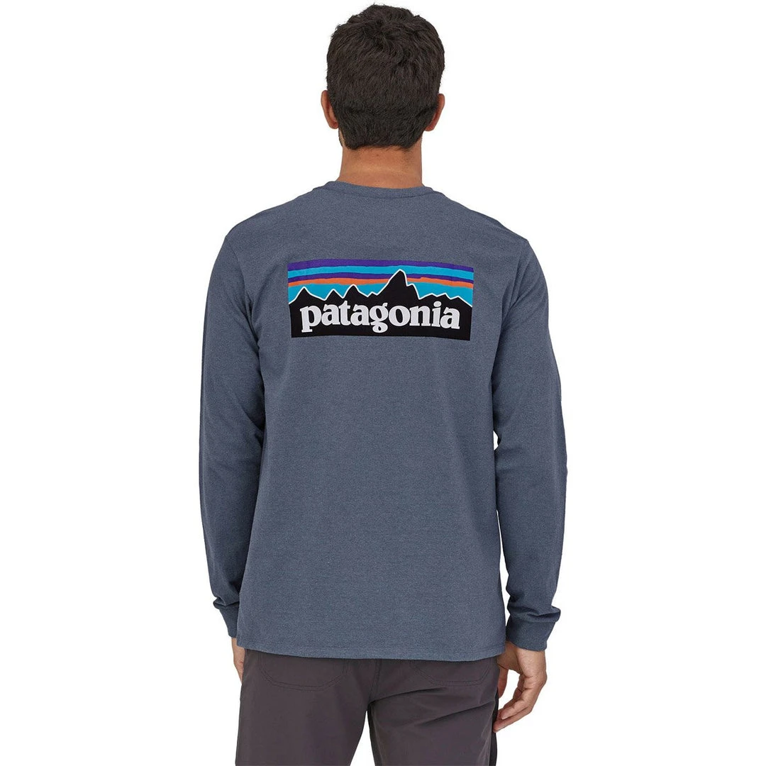 Patagonia Men's Long-Sleeved P-6 Logo Responsibili-Tee 12 Patagonia Men's Long-Sleeved P-6 Logo Responsibili-Tee
