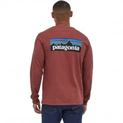 Patagonia Men's Long-Sleeved P-6 Logo Responsibili-Tee 32 Patagonia Men's Long-Sleeved P-6 Logo Responsibili-Tee