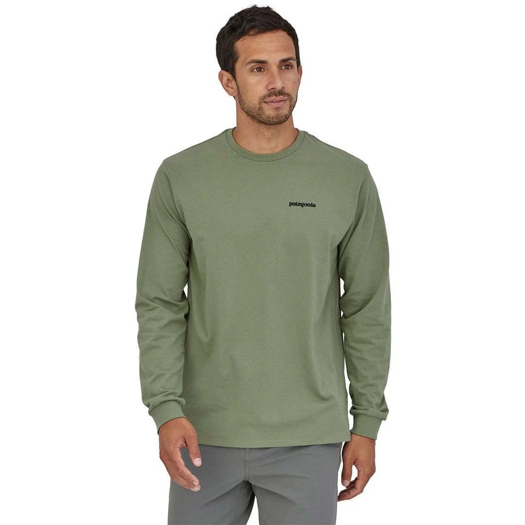 Patagonia Men's Long-Sleeved P-6 Logo Responsibili-Tee 17 Patagonia Men's Long-Sleeved P-6 Logo Responsibili-Tee