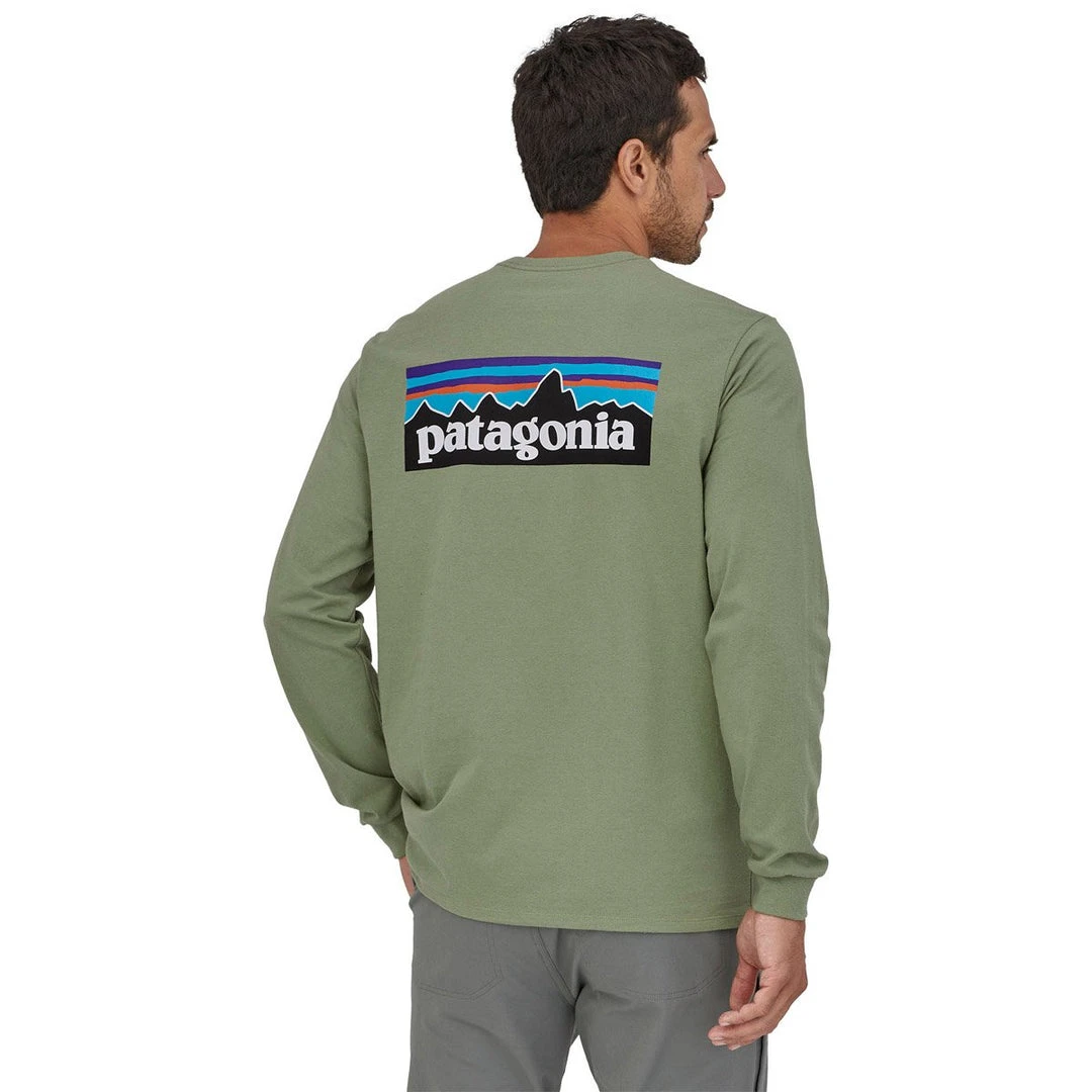 Patagonia Men's Long-Sleeved P-6 Logo Responsibili-Tee 18 Patagonia Men's Long-Sleeved P-6 Logo Responsibili-Tee