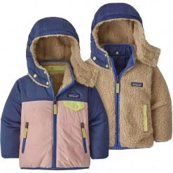 Patagonia Baby Reversible Tribbles Hoody - Clearance Kids