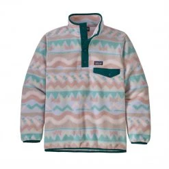 Patagonia Girls' Lightweight Synchilla Snap-T Pullover - Clearance Kids