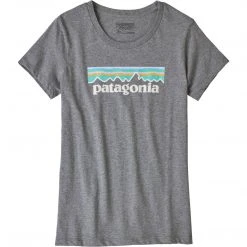 Patagonia Kids Girls' Pastel P-6 Logo Organic T-Shirt