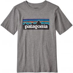 Patagonia Kids Boys' P-6 Logo Organic Cotton T-Shirt