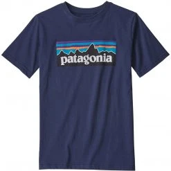 Patagonia Kids Boys' P-6 Logo Organic Cotton T-Shirt