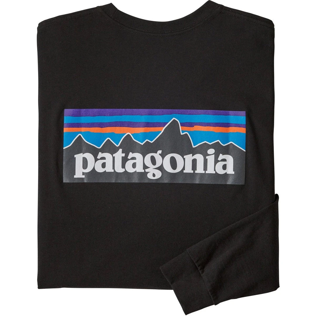 Patagonia Men's Long-Sleeved P-6 Logo Responsibili-Tee 4 Patagonia Men's Long-Sleeved P-6 Logo Responsibili-Tee