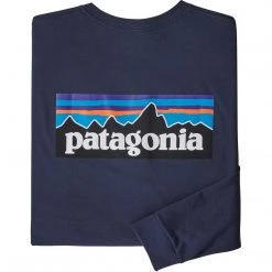 Patagonia Men's Long-Sleeved P-6 Logo Responsibili-Tee 22 Patagonia Men's Long-Sleeved P-6 Logo Responsibili-Tee