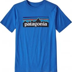 Patagonia Kids Boys' P-6 Logo Organic Cotton T-Shirt