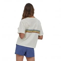 Patagonia Women's Ridge Rise Stripe Organic Easy Cut Tee