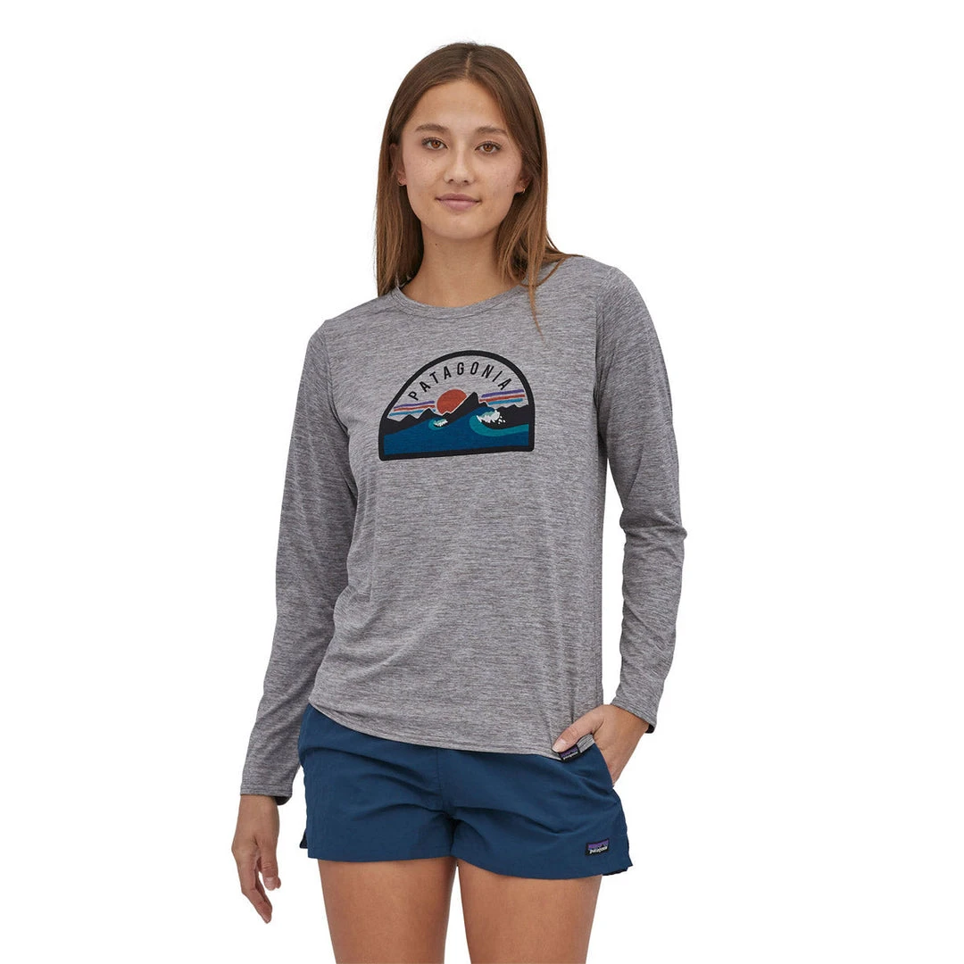 Patagonia Women's Long-Sleeved Capilene Cool Daily Graphic Shirt 2 Patagonia Women's Long-Sleeved Capilene Cool Daily Graphic Shirt