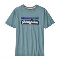 Patagonia Boys' Regenerative Organic Certification Cotton P-6 Logo T-Shirt