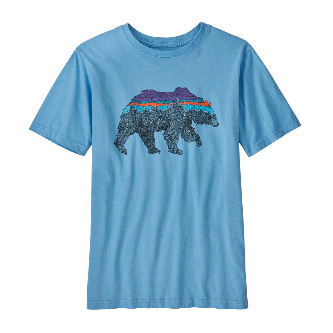Patagonia Boys' Regenerative Organic Certification Cotton Graphic T-Shirt Kids 1 Patagonia Boys' Regenerative Organic Certification Cotton Graphic T-Shirt Kids