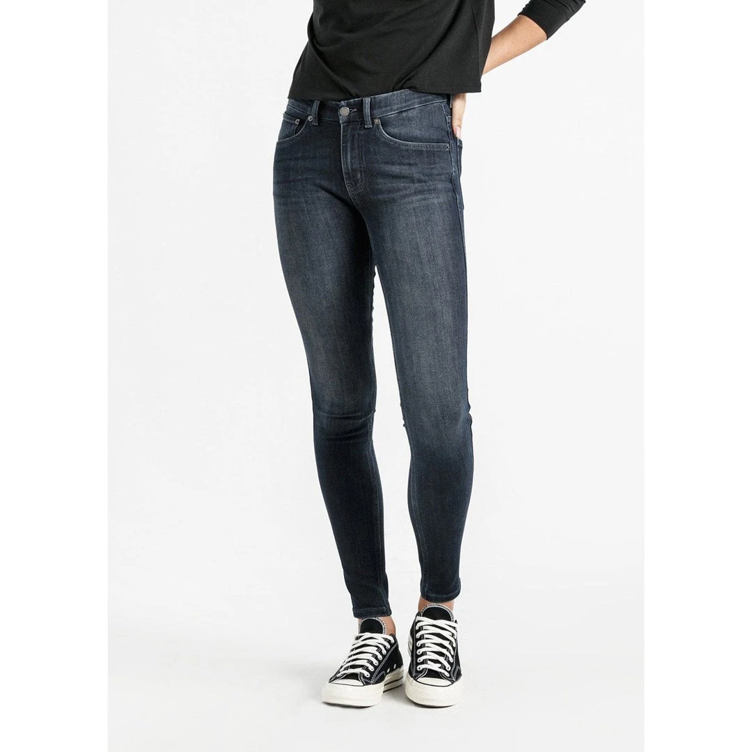 DU/ER Women's Performance Denim Mid Rise Skinny 1 DU/ER Women's Performance Denim Mid Rise Skinny