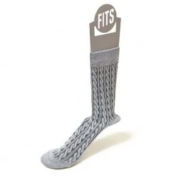 FITS Women's Cable Knit Crew Socks