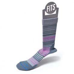 FITS Women's Casual Infinity Stripe Crew Socks 12 FITS Women's Casual Infinity Stripe Crew Socks