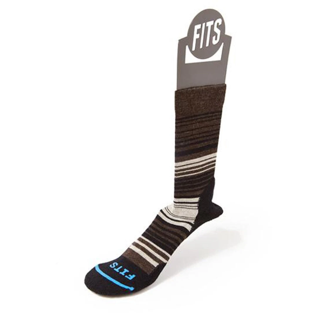 FITS Women's Casual Infinity Stripe Crew Socks 8 FITS Women's Casual Infinity Stripe Crew Socks