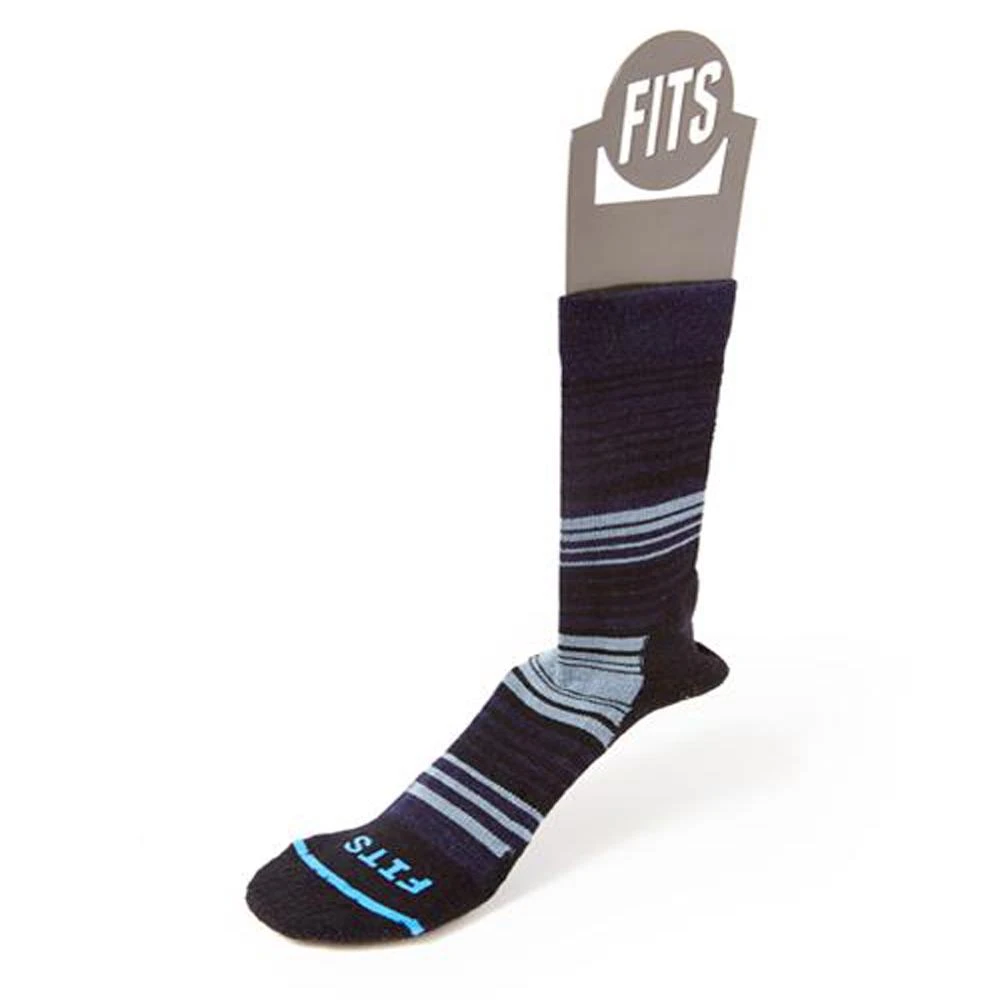 FITS Women's Casual Infinity Stripe Crew Socks 7 FITS Women's Casual Infinity Stripe Crew Socks