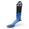 FITS Women's Performance Trail Polka Stripe Quarter Socks