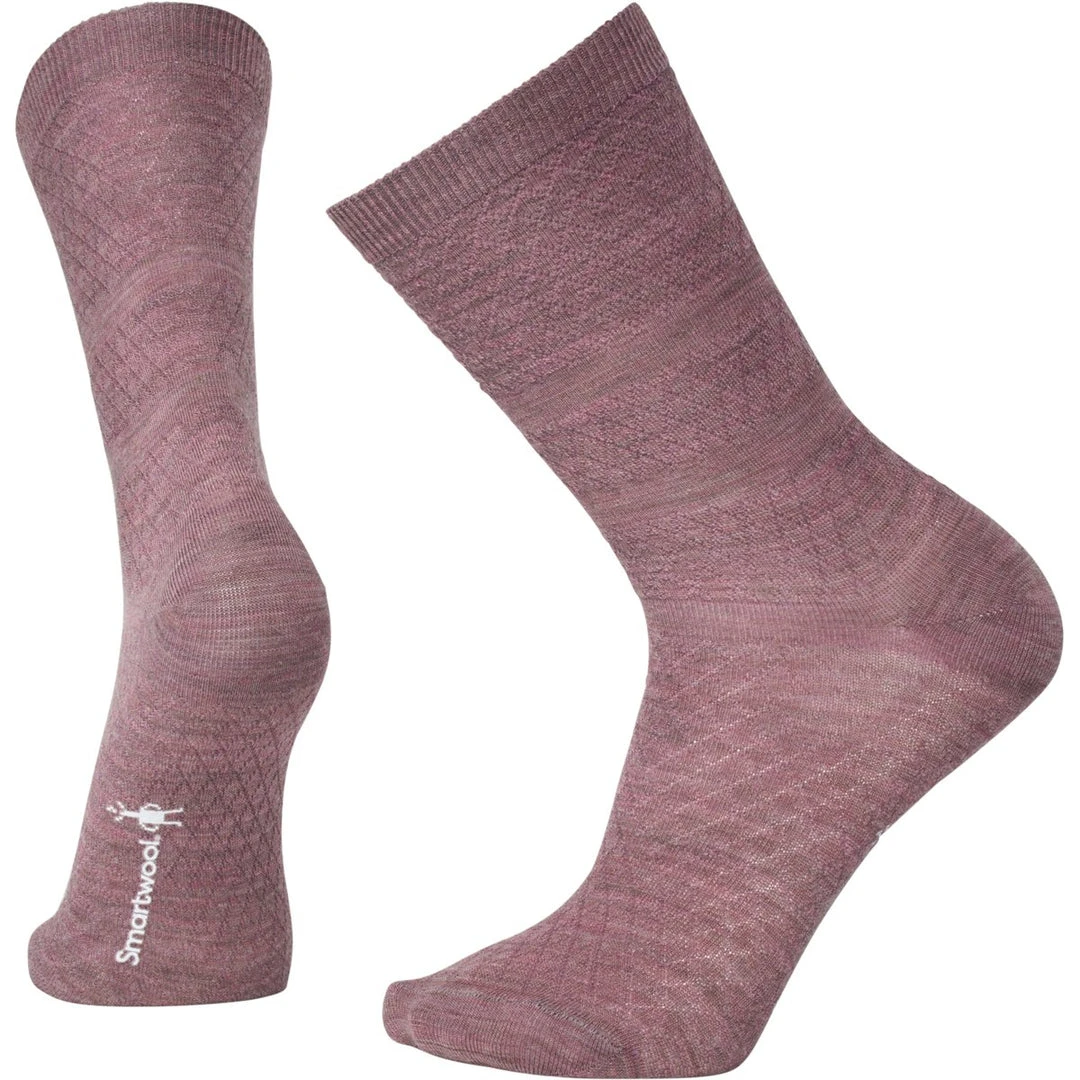Smartwool Women's Texture Crew Socks 3 Smartwool Women's Texture Crew Socks