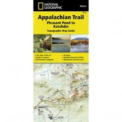 National Geographic Maps Camp & Hike Appalachian Trail Map, Pleasant Pond To Katahdin [Maine]
