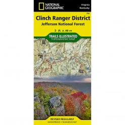 National Geographic Maps Clinch Ranger District [Jefferson National Forest] Map Camp & Hike