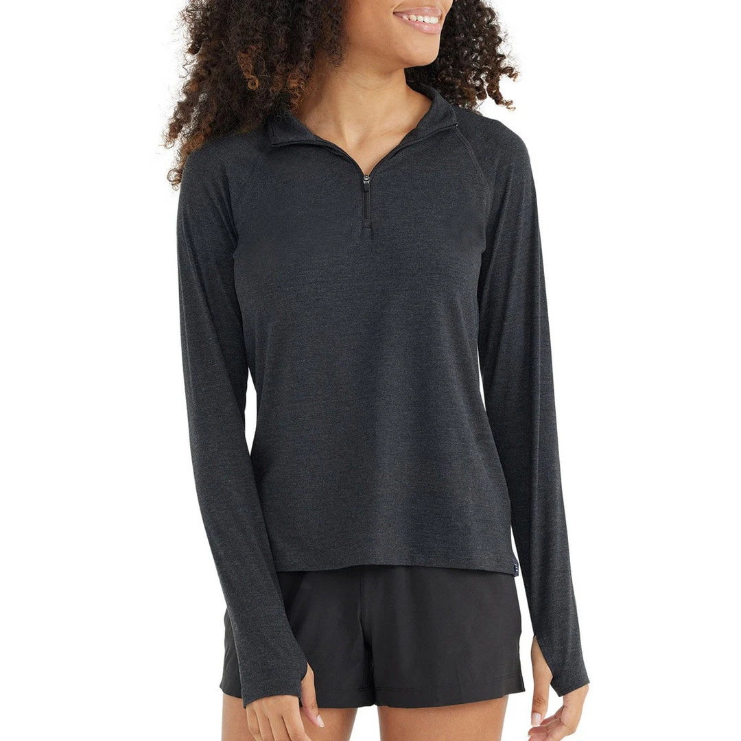 Free Fly Women's Bamboo Flex Quarter Zip 1 Free Fly Women's Bamboo Flex Quarter Zip