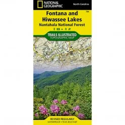 National Geographic Maps Fontana And Hiwassee Lakes [Nantahala National Forest] Map