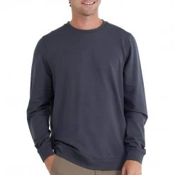 Free Fly Men's Bamboo Heritage Fleece Crew