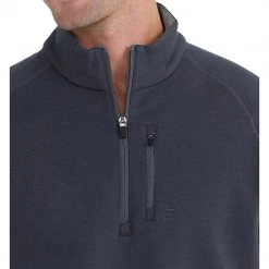 Free Fly Men's Bamboo Heritage Fleece Quarter Zip