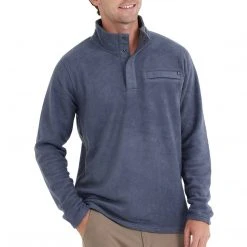 Free Fly Men's Bamboo Polar Fleece Snap Pullover