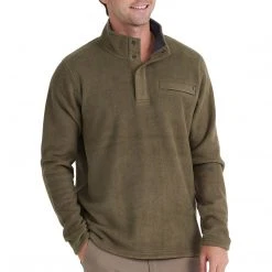 Free Fly Men's Bamboo Polar Fleece Snap Pullover